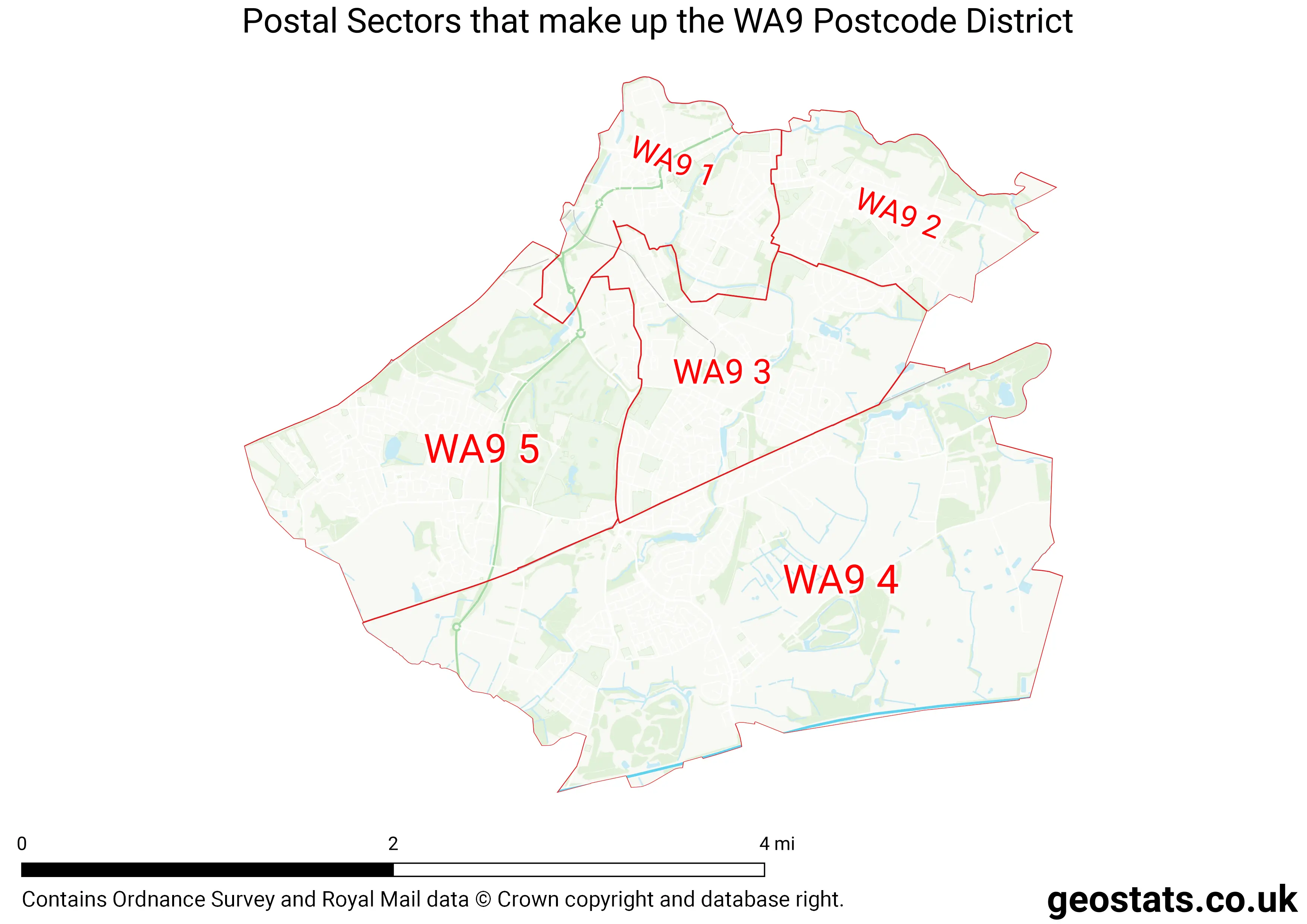 Map of the WA9  District