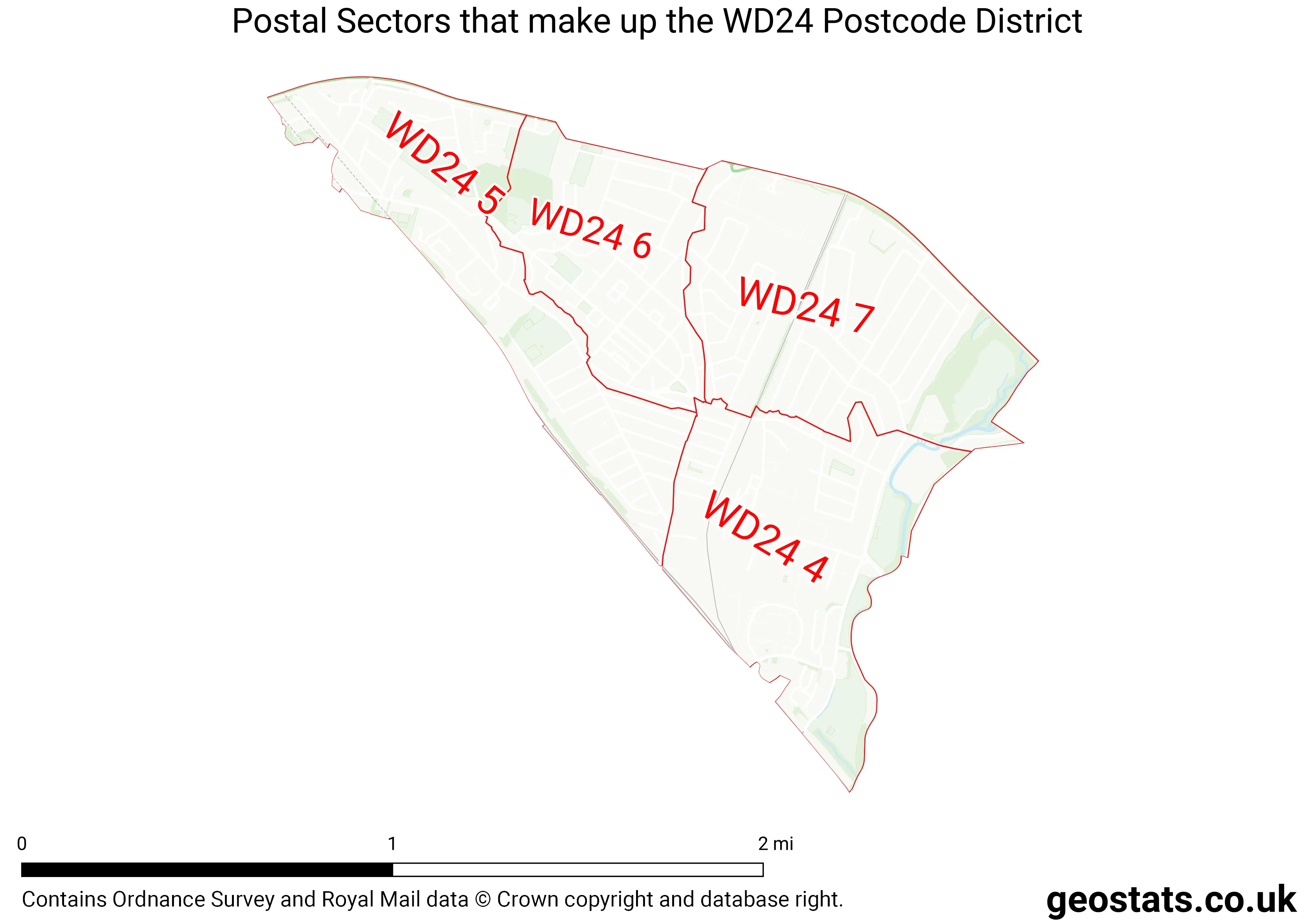Map of the WD24  District