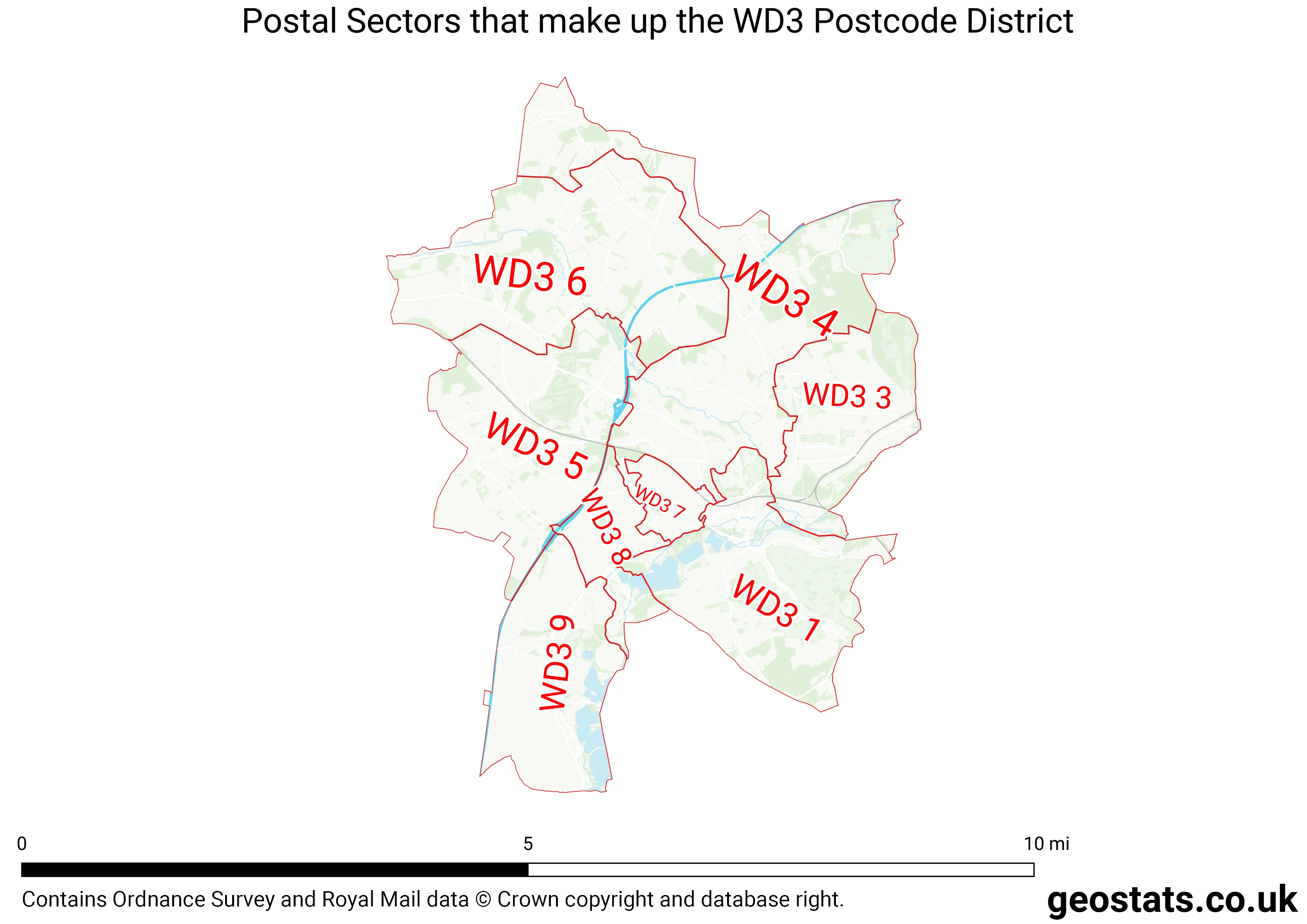 Map of the WD3  District