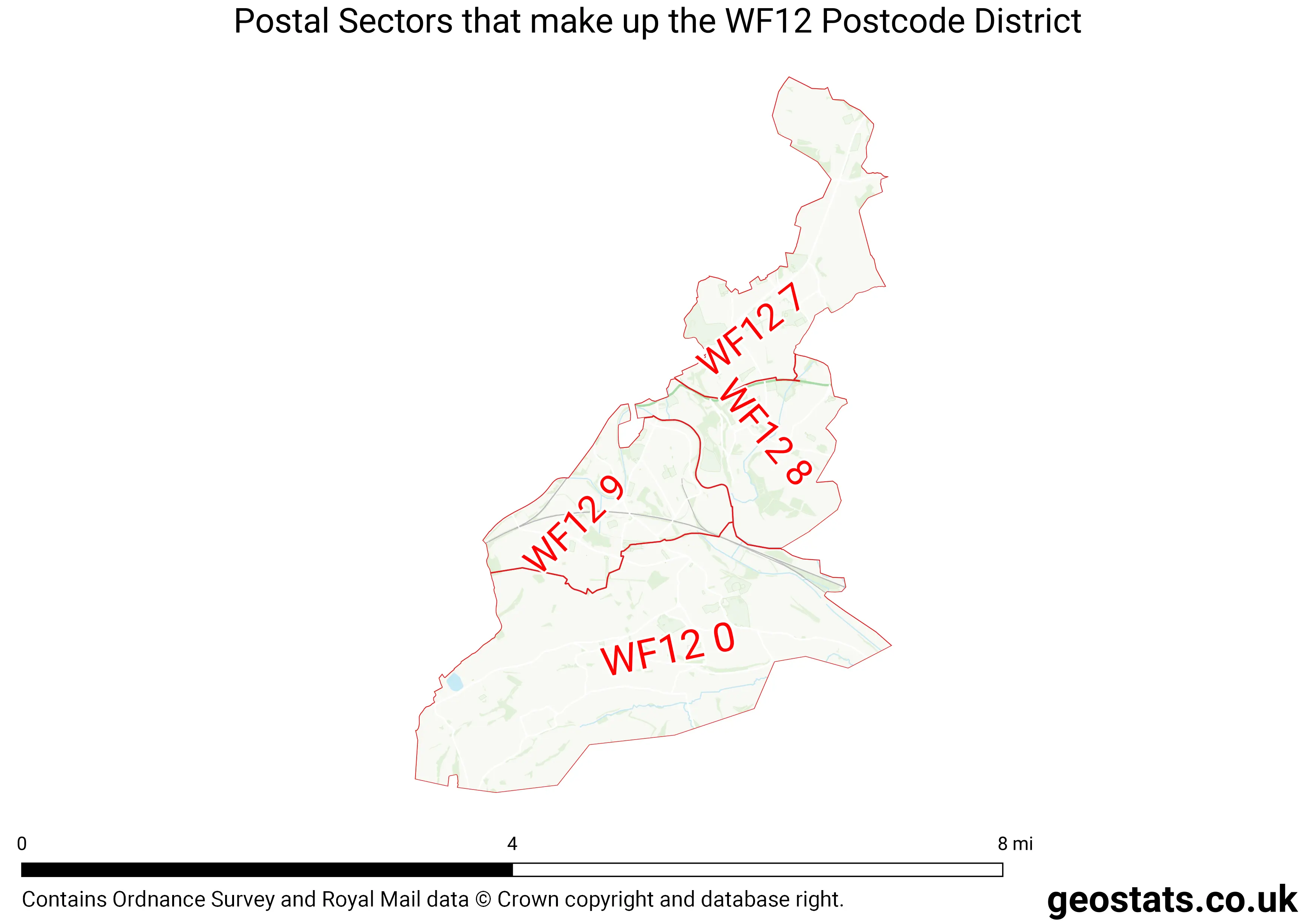 Map of the WF12  District