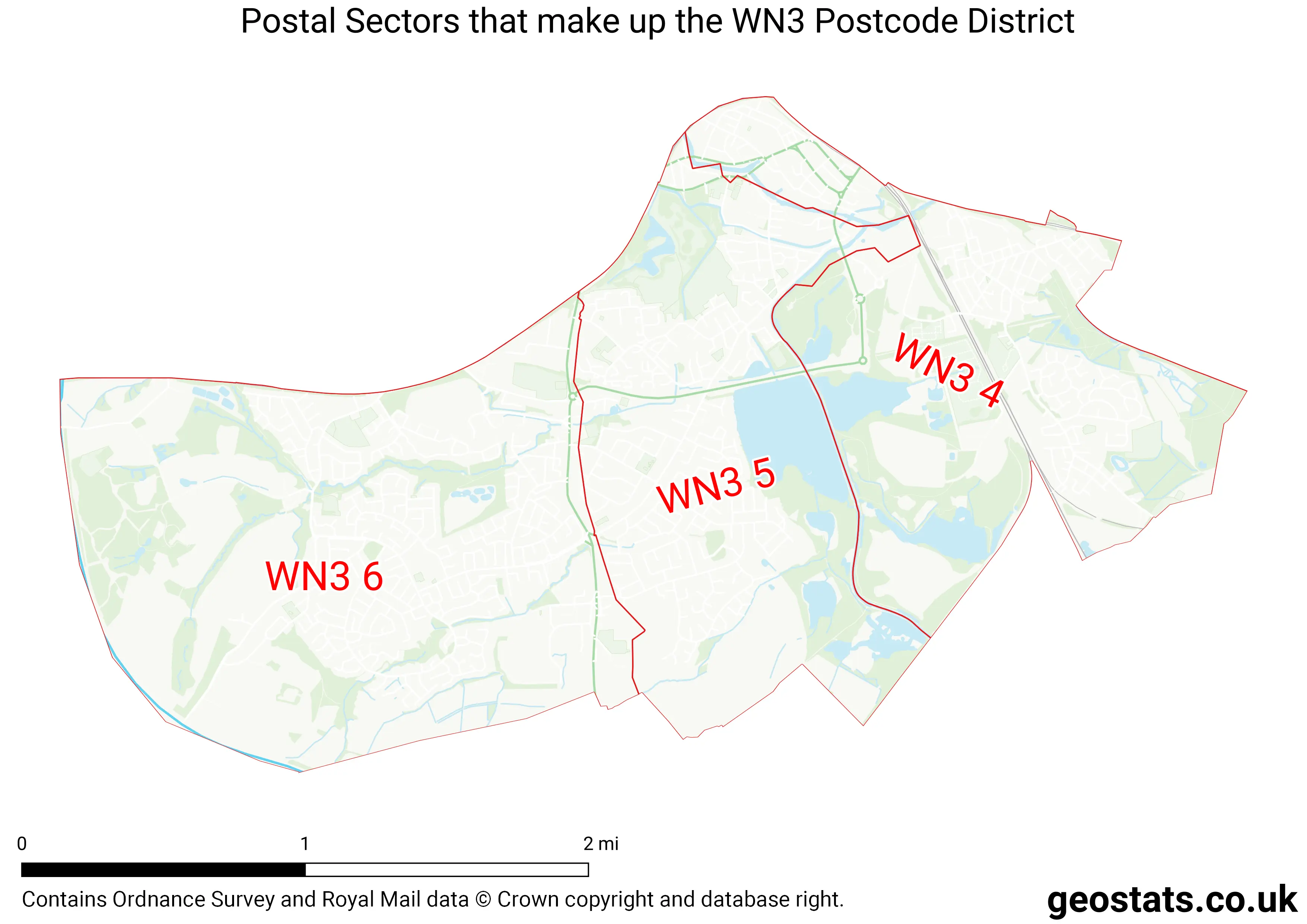 Map of the WN3  District