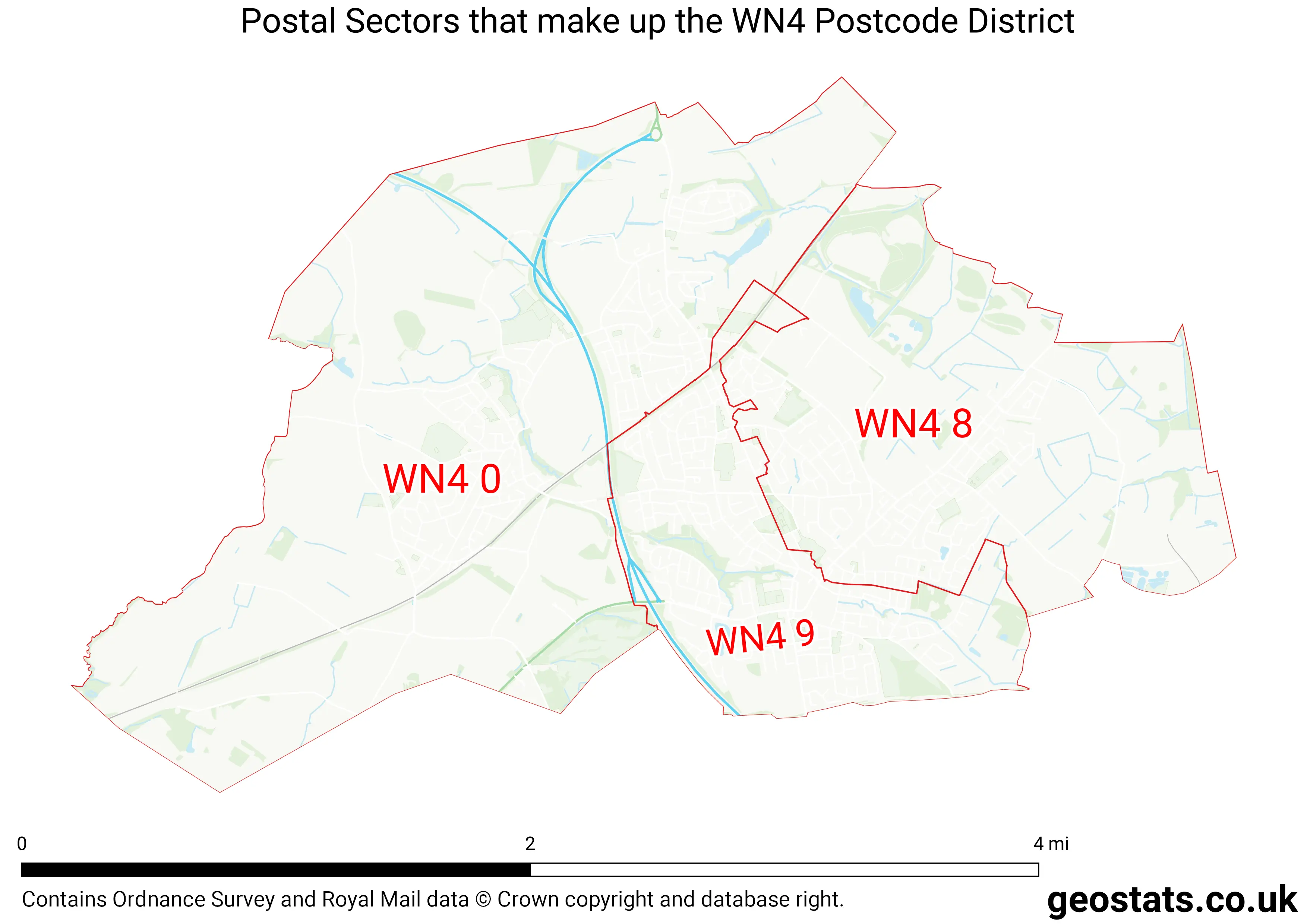 Map of the WN4  District