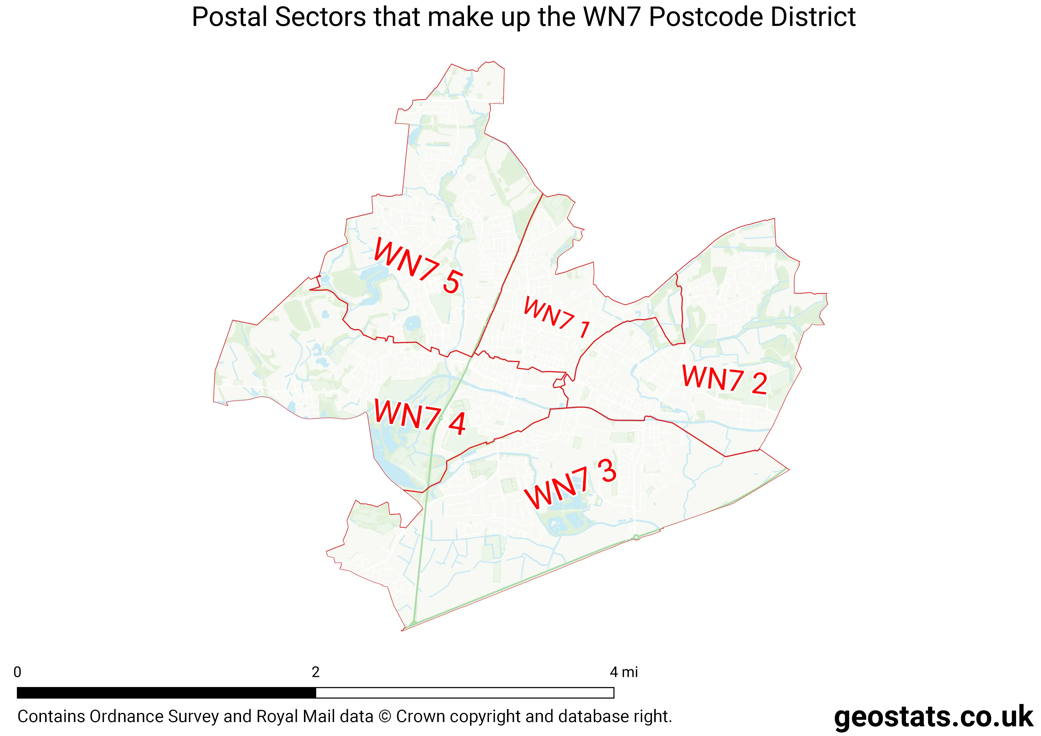 Map of the WN7  District
