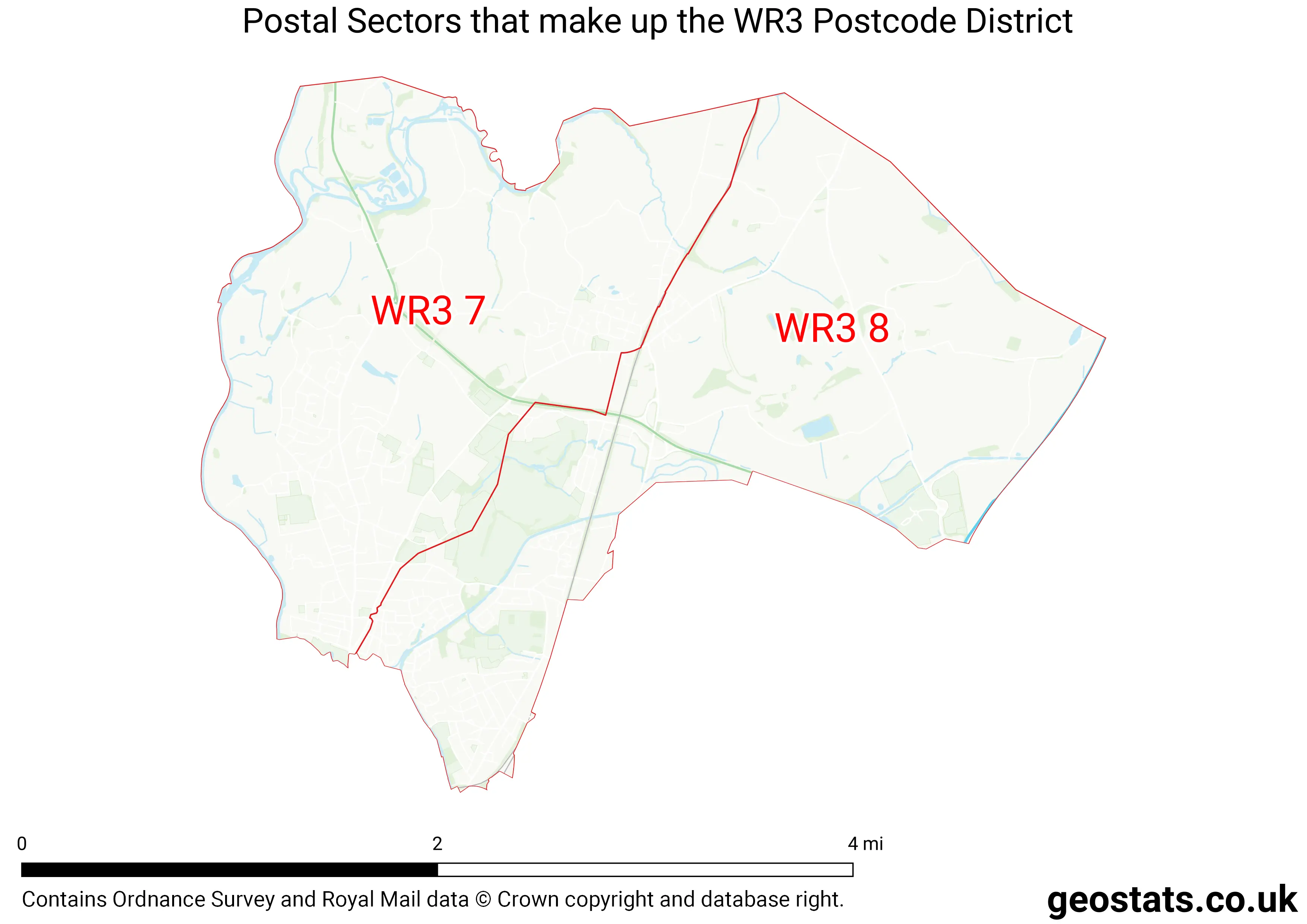 Map of the WR3  District