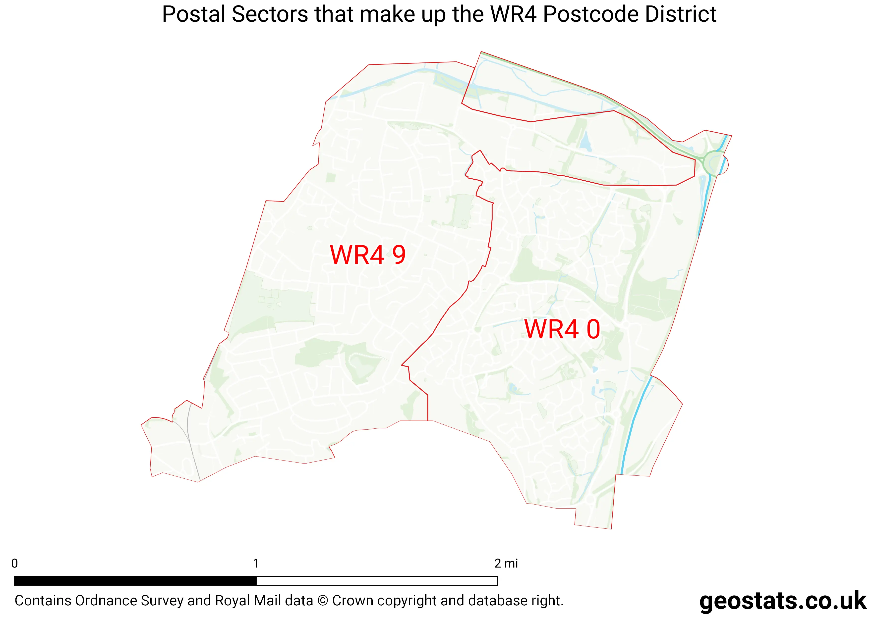 Map of the WR4  District