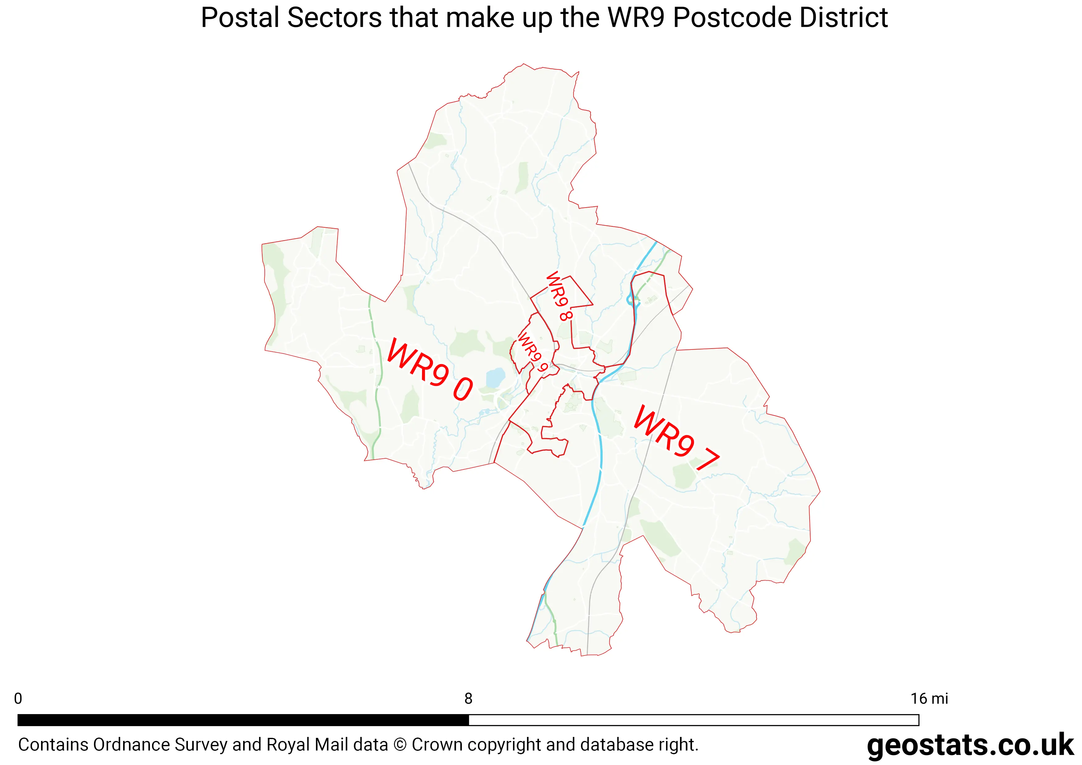 Map of the WR9  District