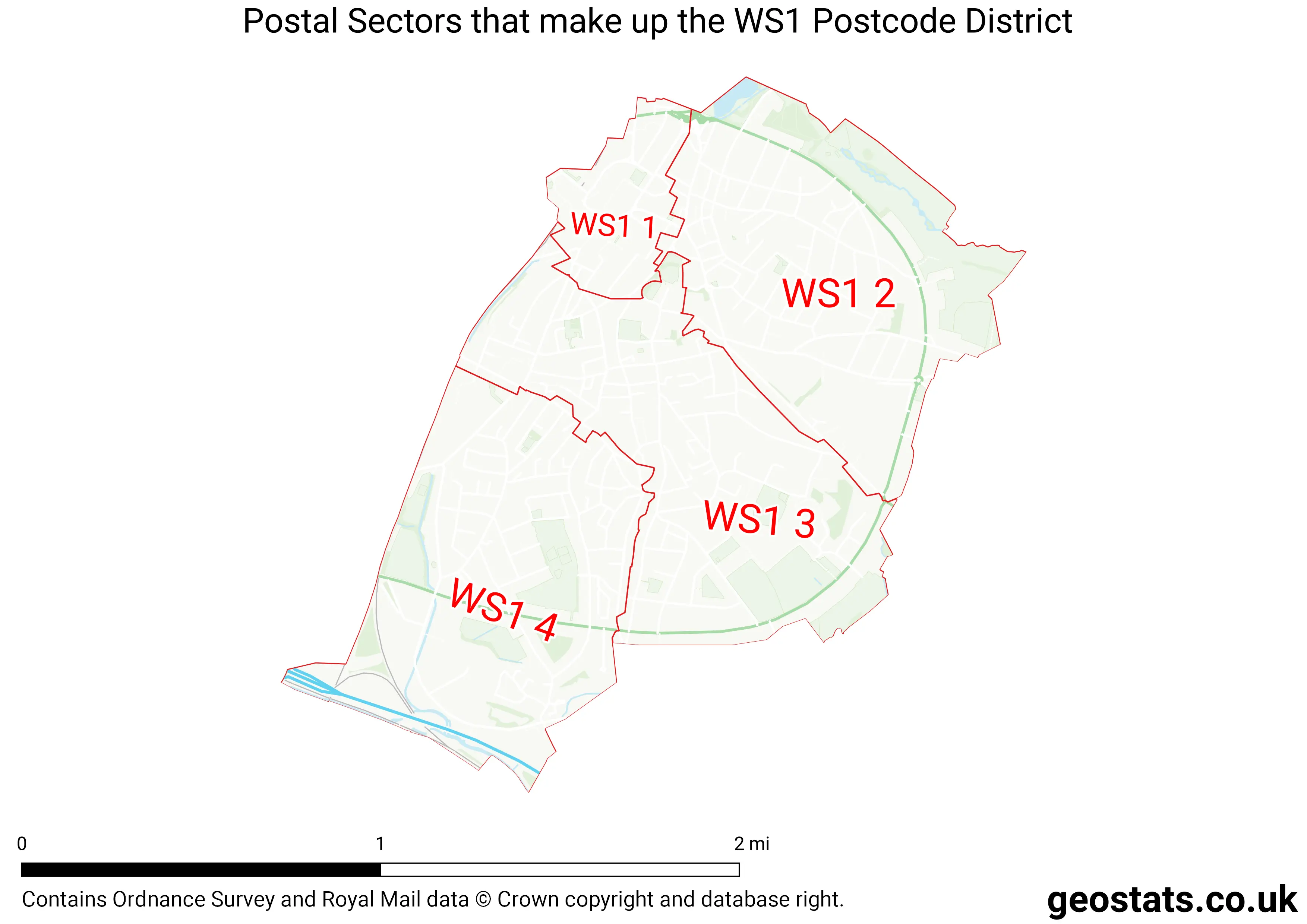 Map of the WS1  District