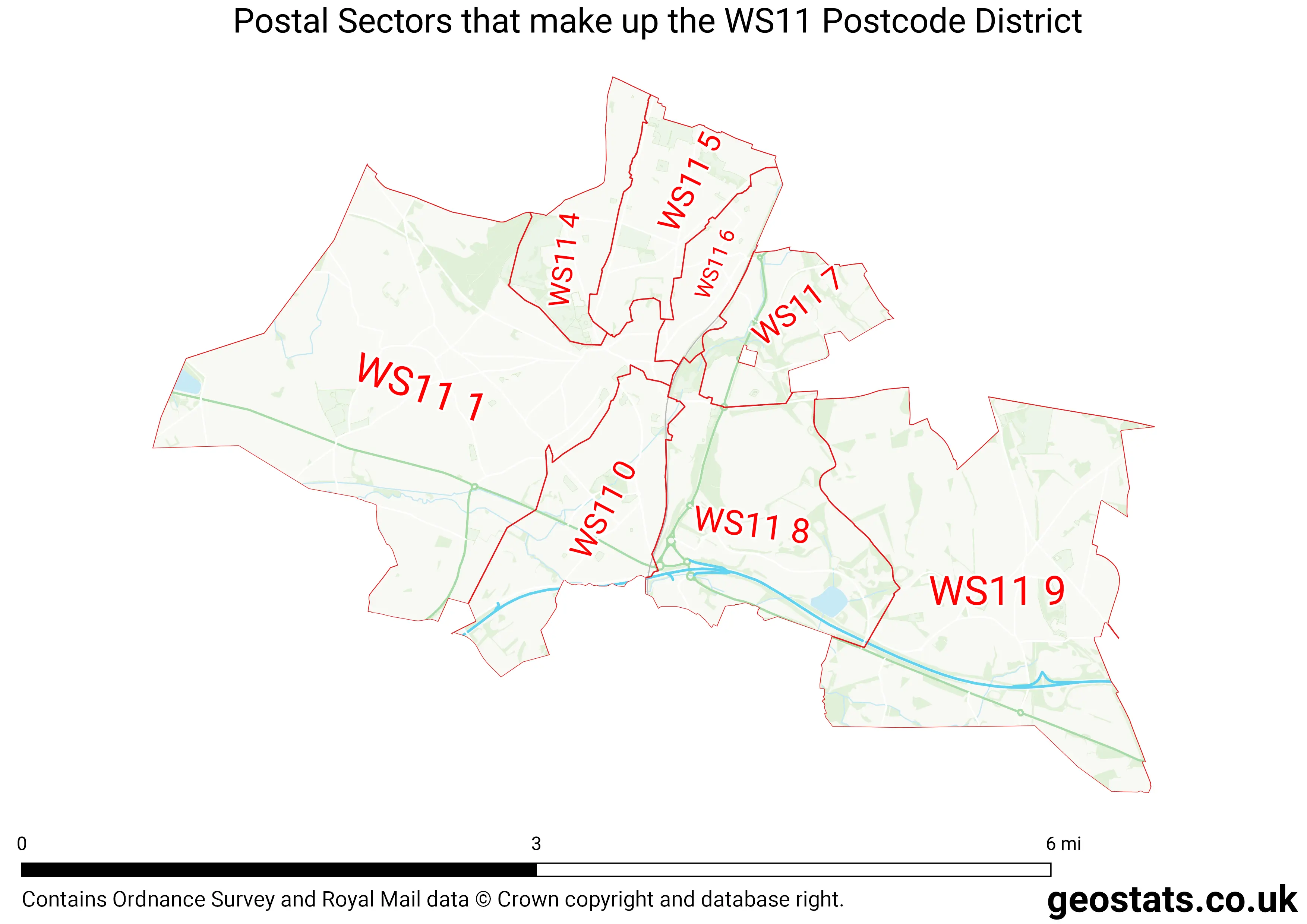 Map of the WS11  District