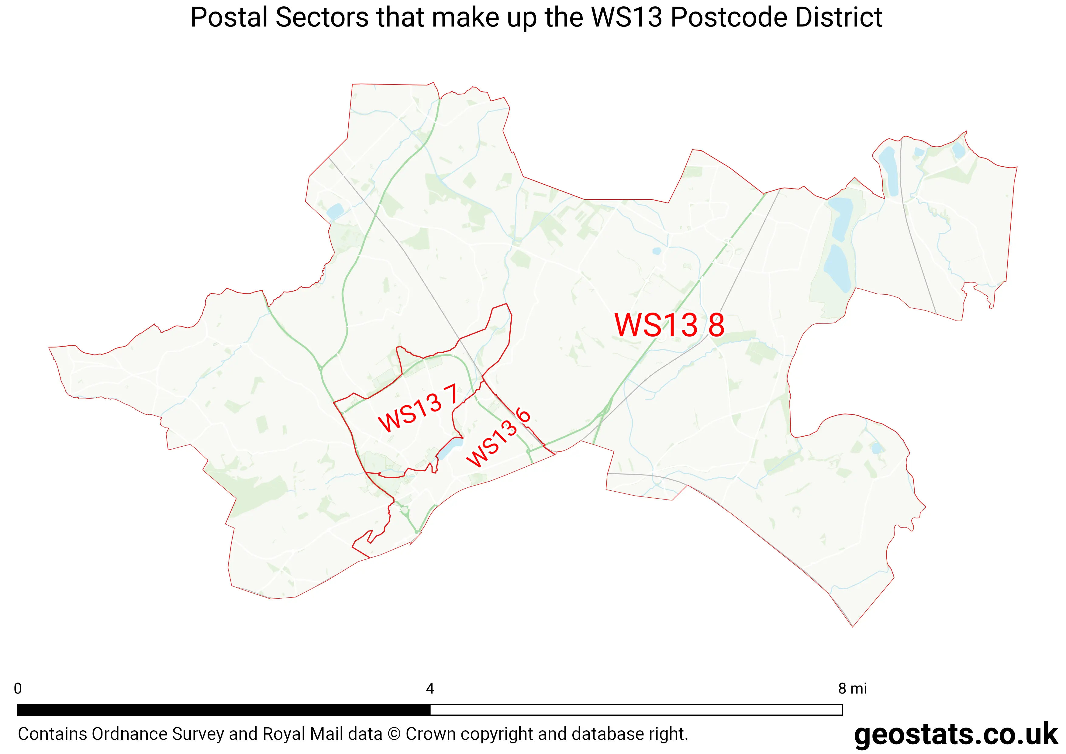 Map of the WS13  District