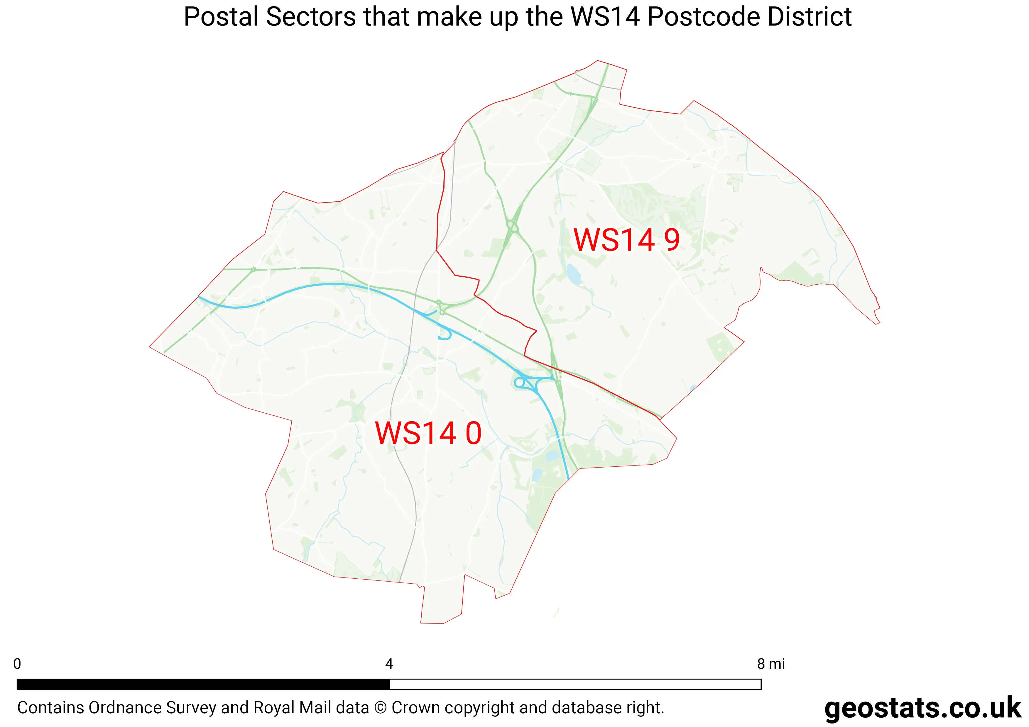 Map of the WS14  District