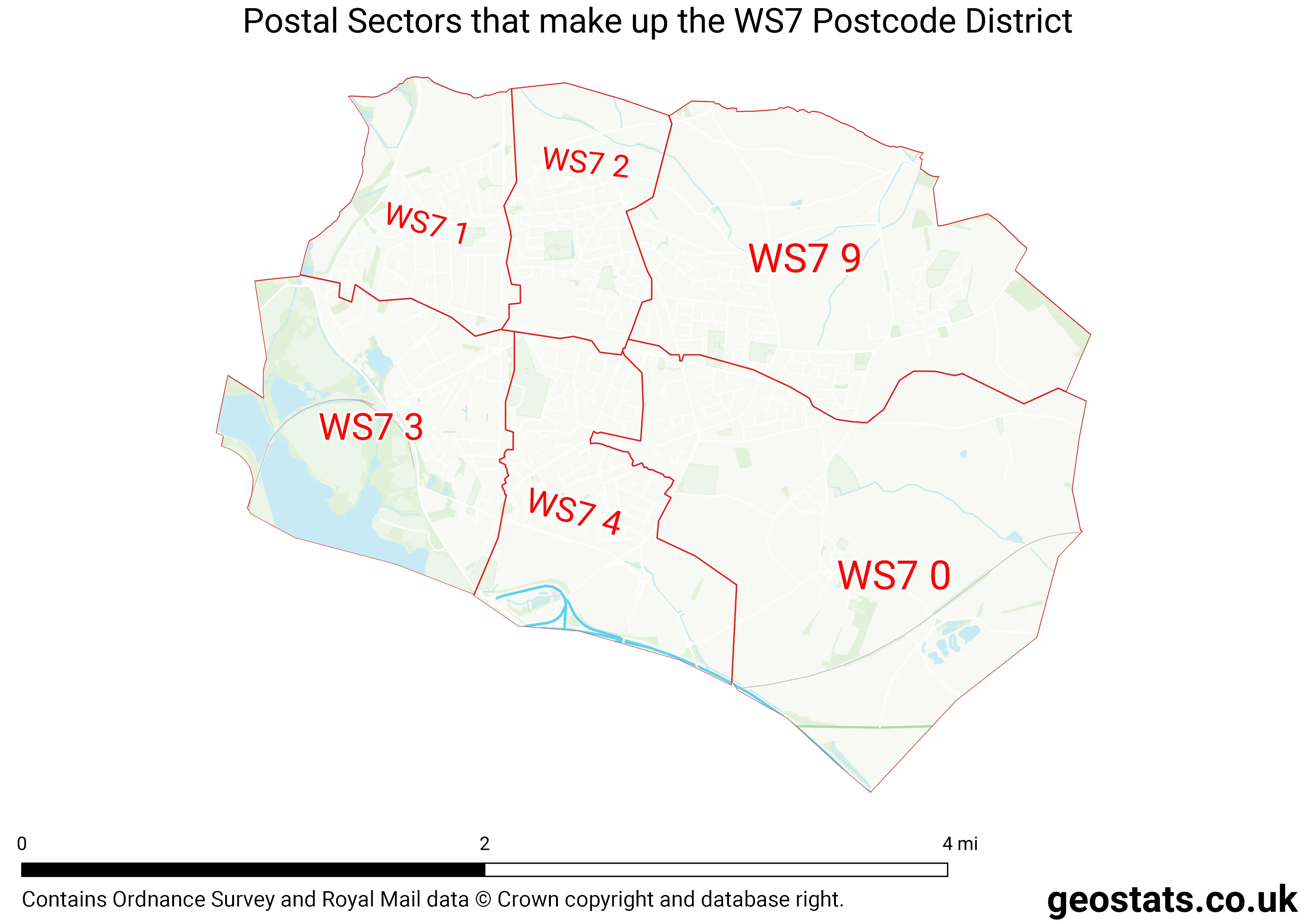 Map of the WS7  District