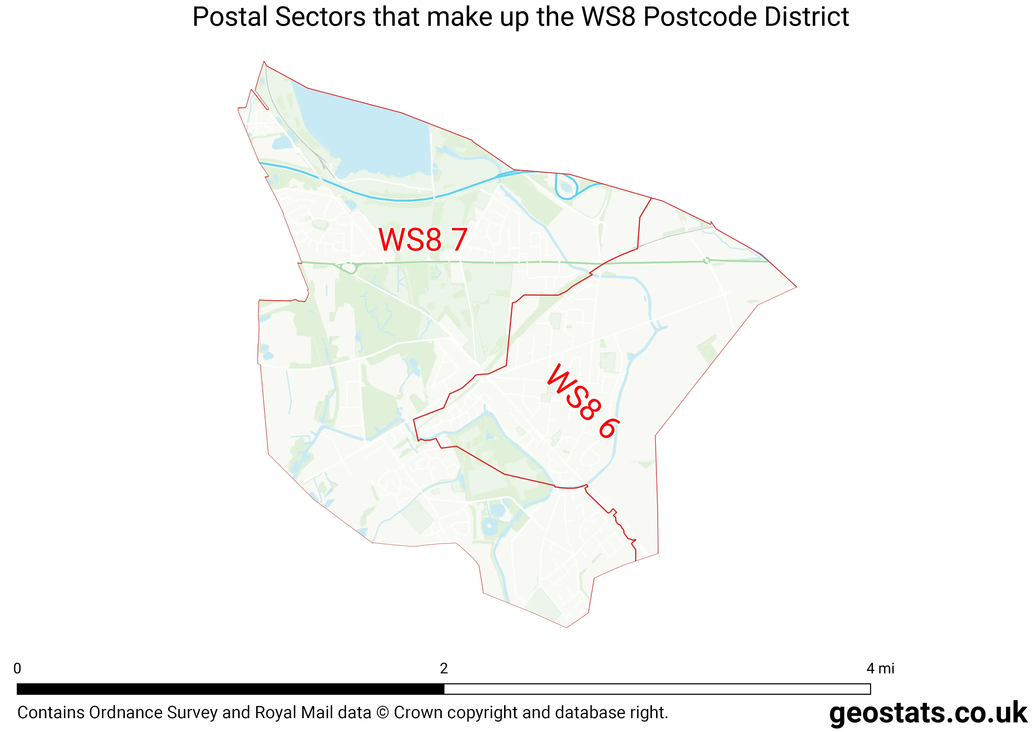 Map of the WS8  District