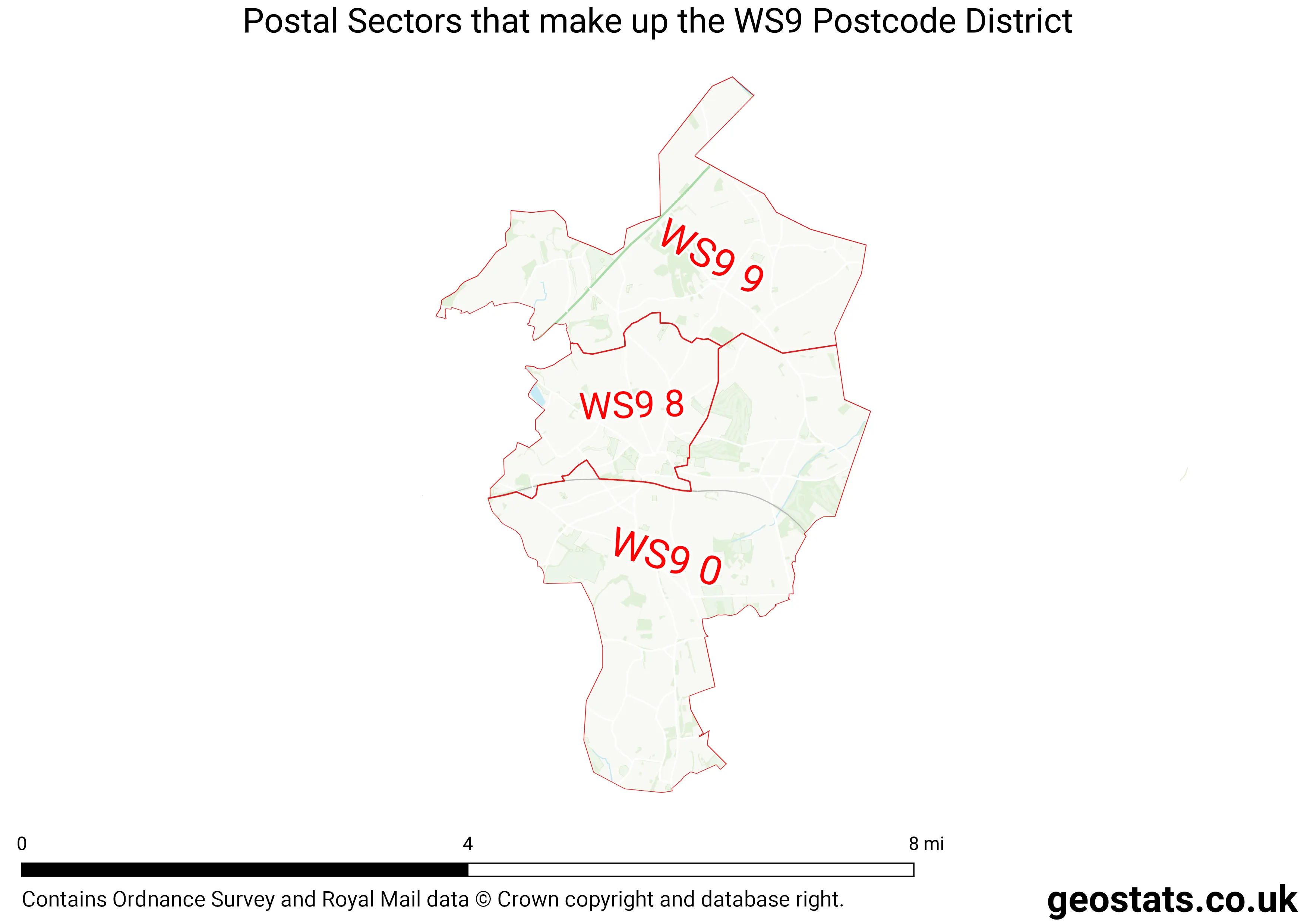 Map of the WS9  District