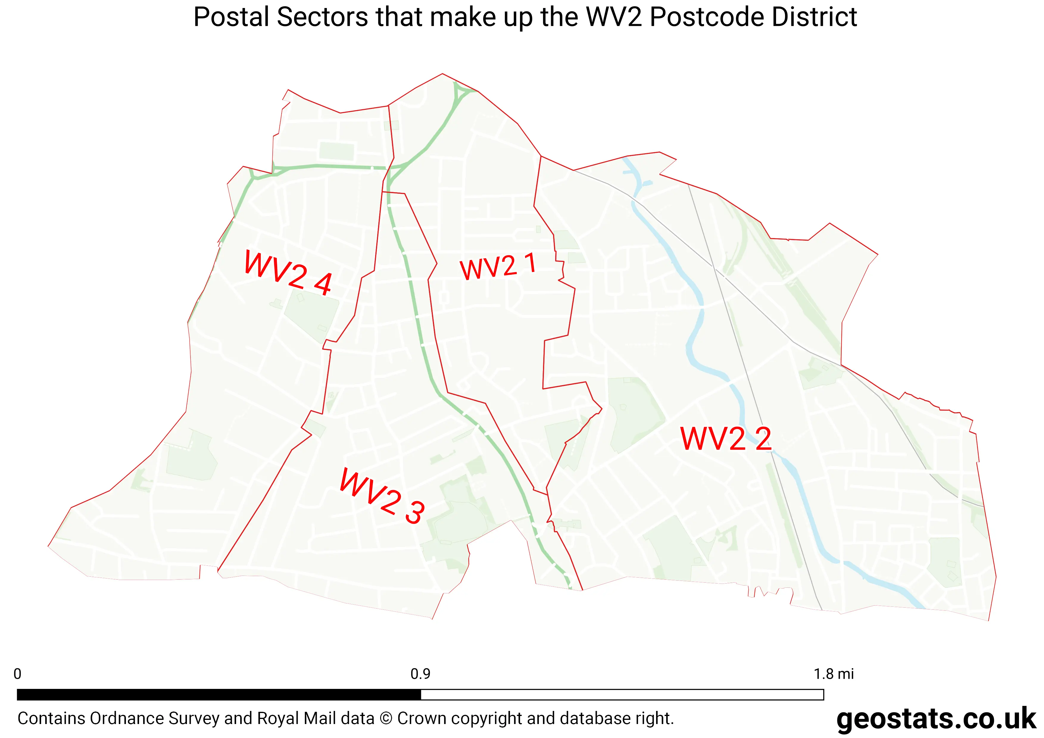 Map of the WV2  District