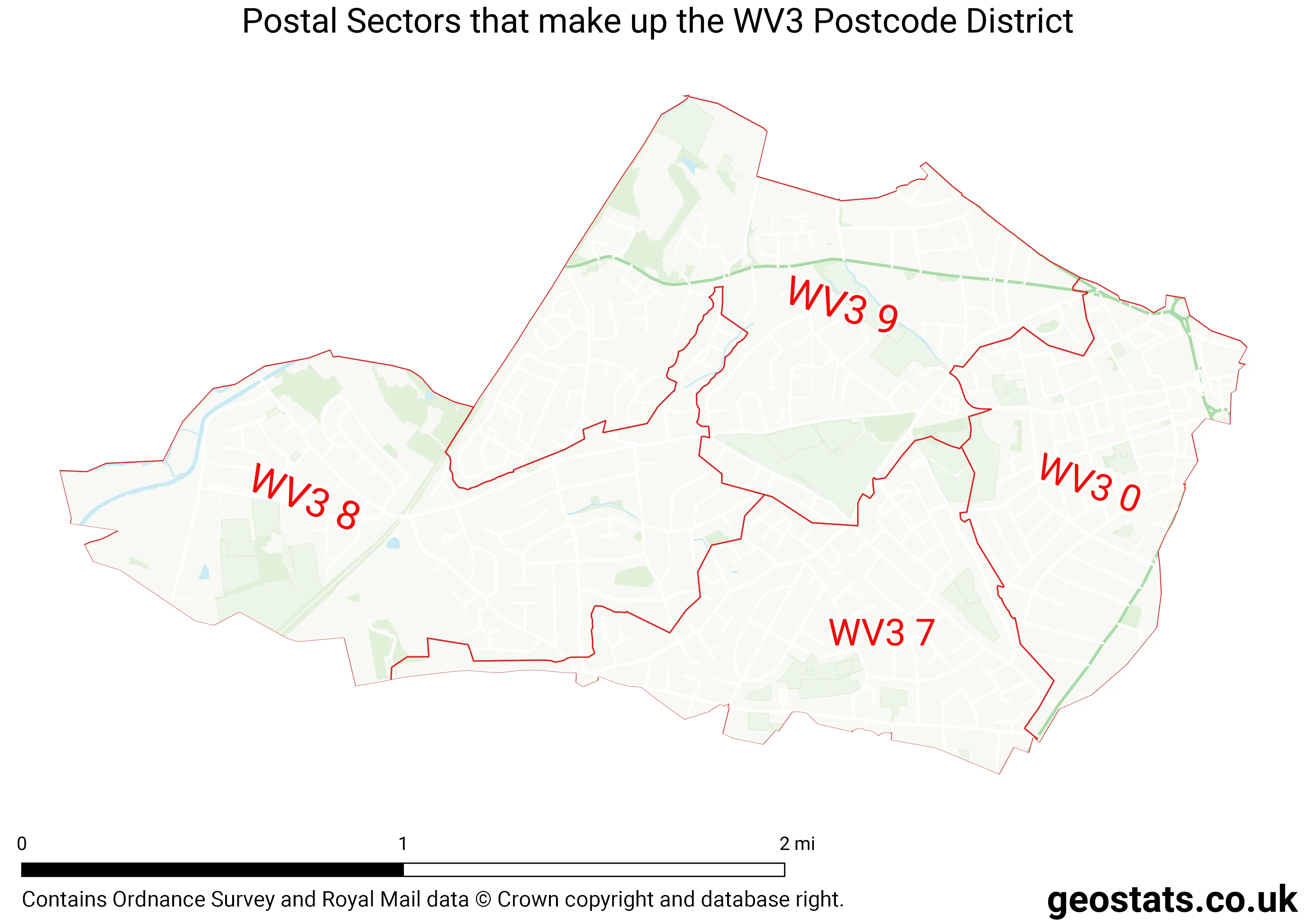 Map of the WV3  District