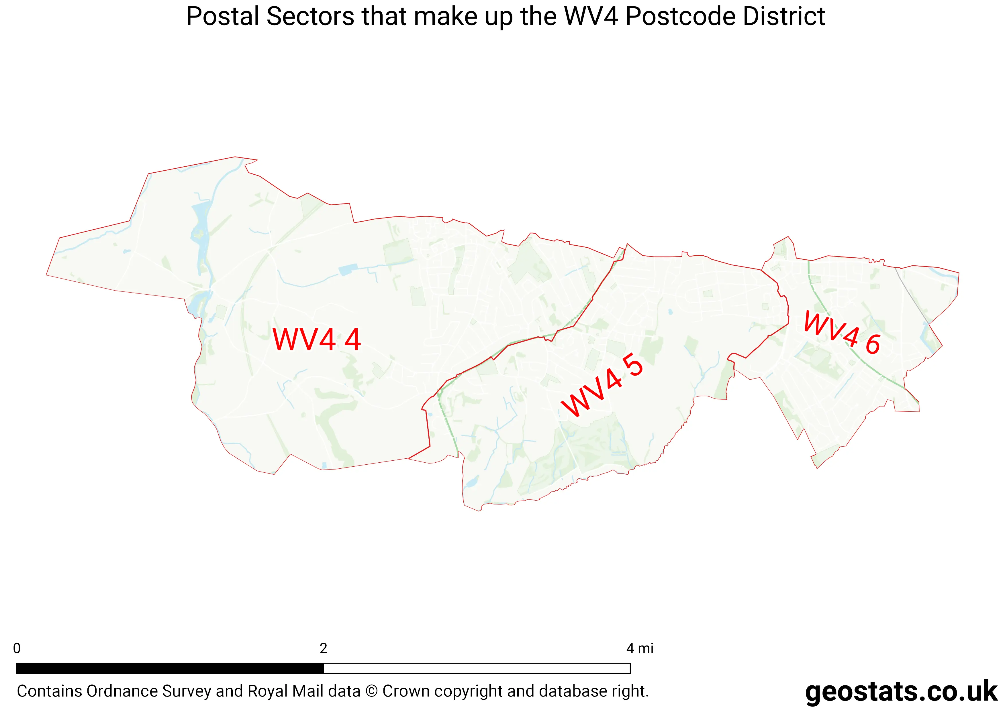 Map of the WV4  District