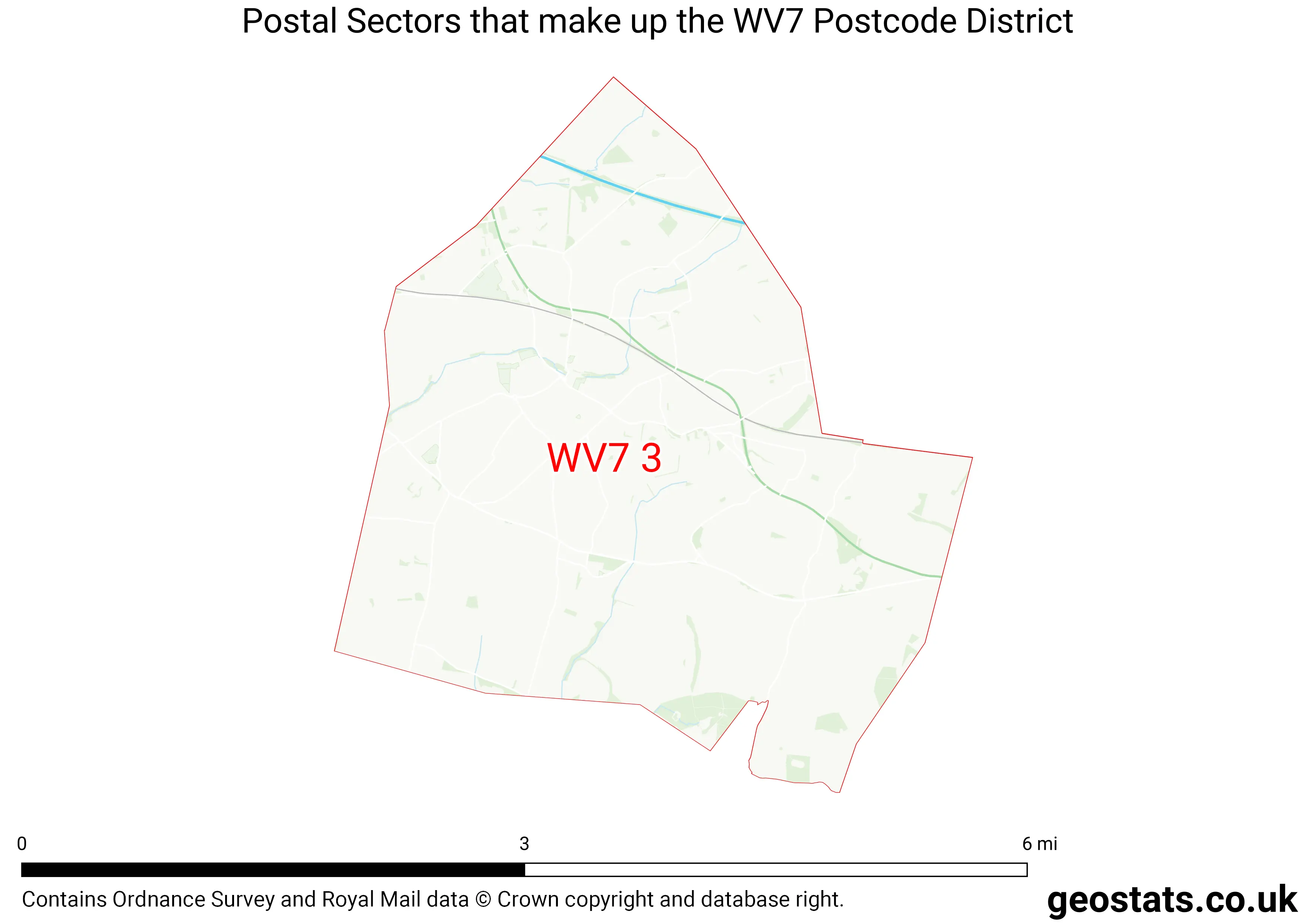 Map of the WV7  District