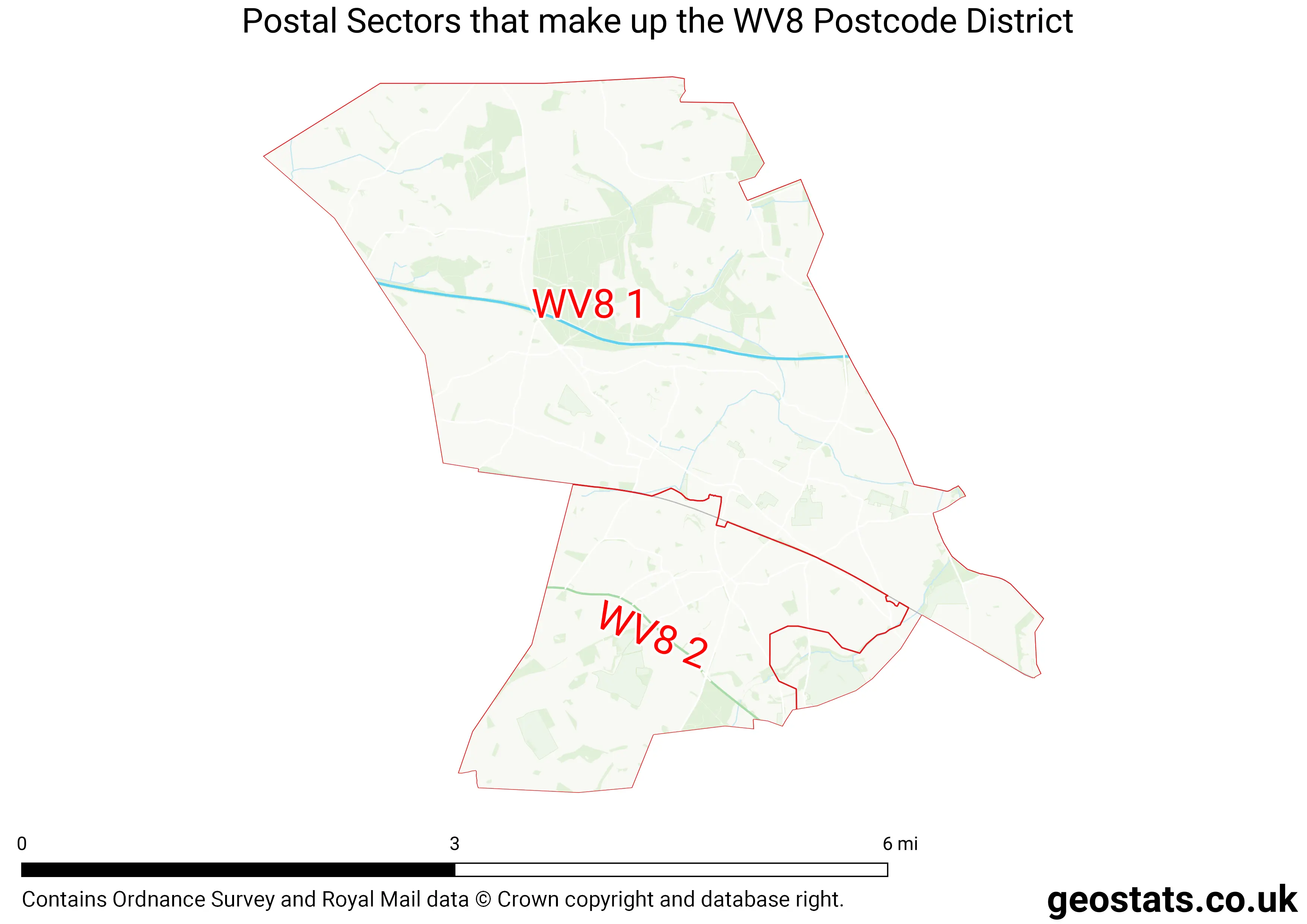 Map of the WV8  District
