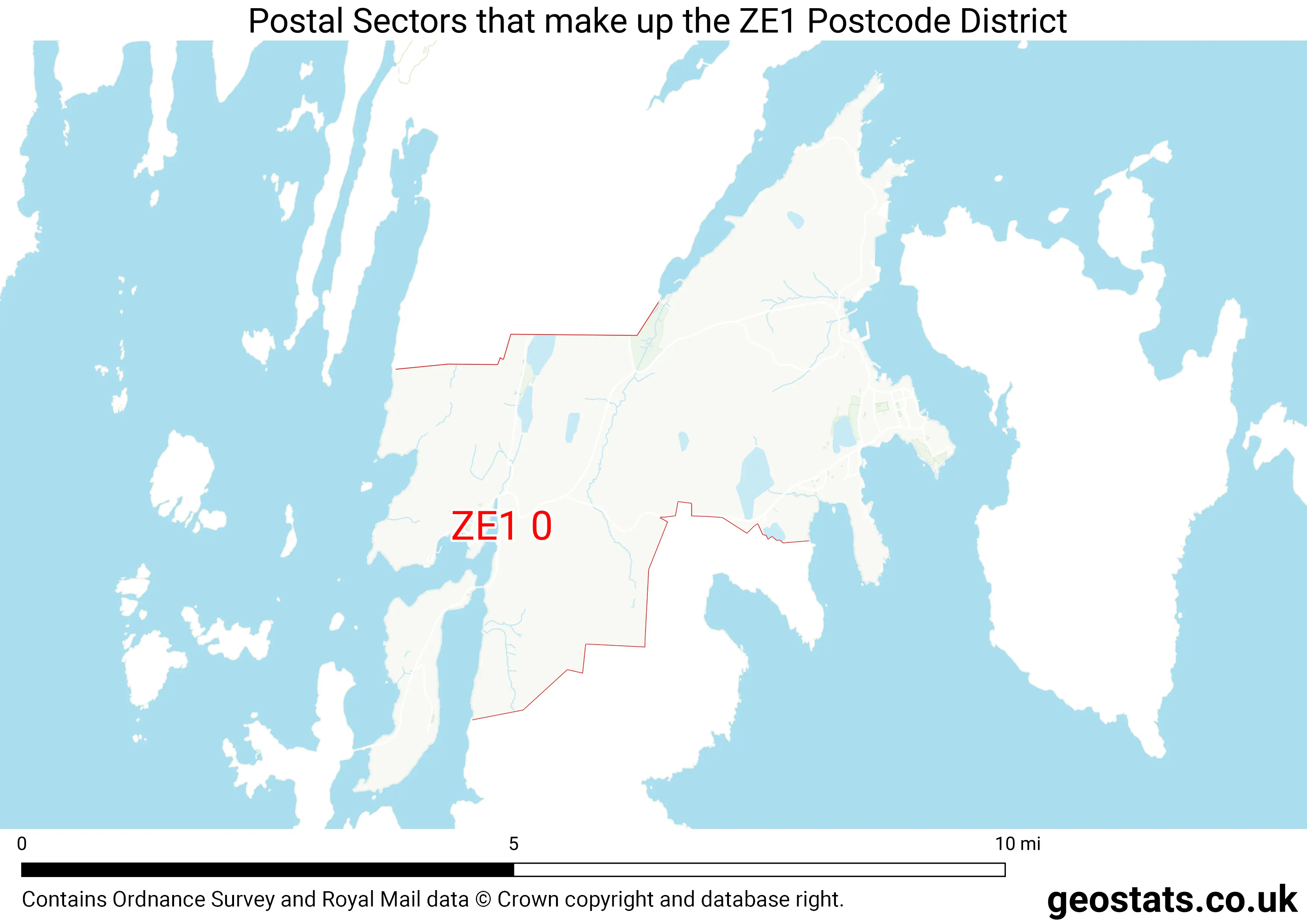 Map of the ZE1  District